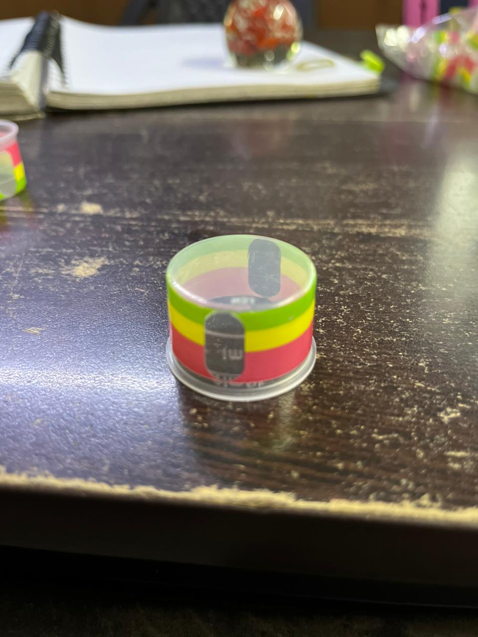Three Color Hot foil printed Measuring Cap — view 4