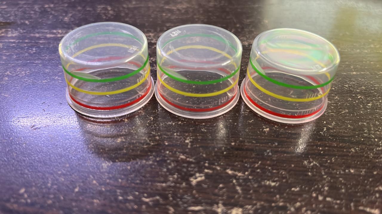 Three Color Strip Measuring Cap — view 3